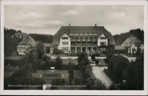 Ansichtskarte Königsfeld im Schwarzwald Kindersanatorium 1935