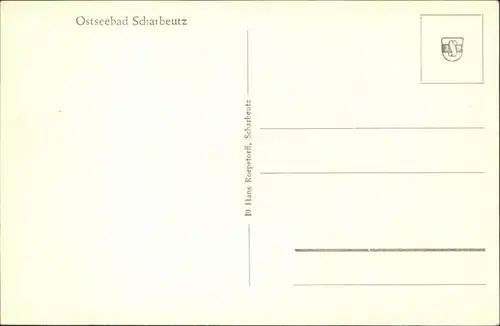 Ansichtskarte Scharbeutz Strand mit Körben 1932