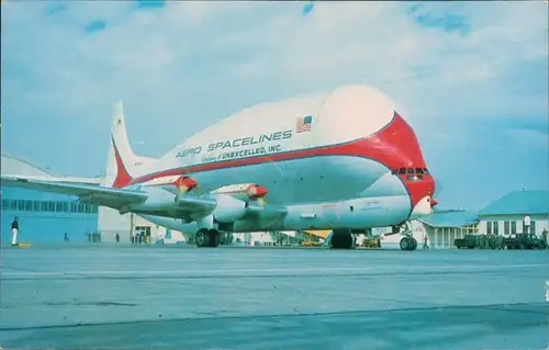 Ansichtskarte  Super Guppy, Boeing Stratocruiser Flugzeug 1967