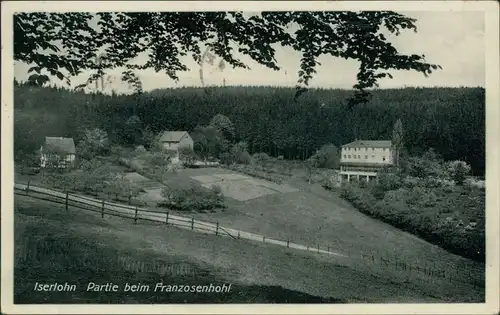 Ansichtskarte Iserlohn Partie beim Franzosenhohl 1934