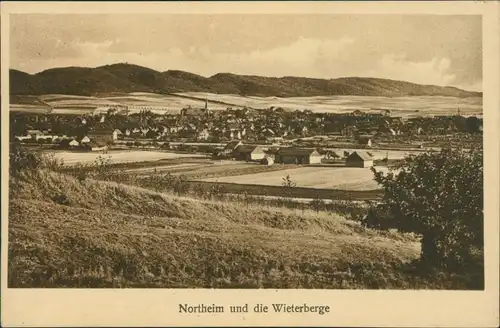 Ansichtskarte Northeim Northeim und die Wieterberge 1930