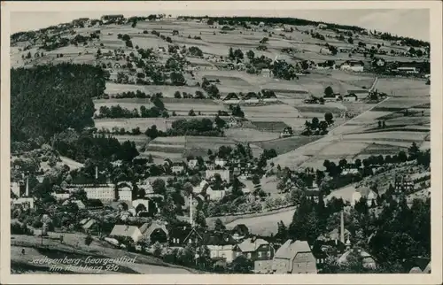 Ansichtskarte Sachsenberg-Georgenthal-Klingenthal Am Aschberg 1940