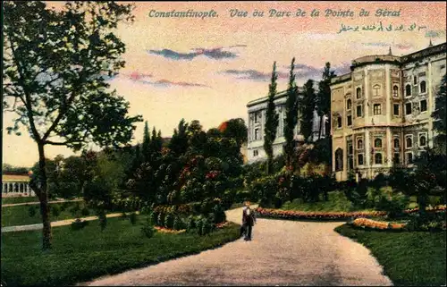 Istanbul Konstantinopel | Constantinople Vue du Parc de la Pointe du Sérai 1914