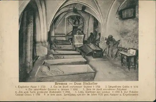 Ansichtskarte Bremen Der Bleikeller - Dom 1916 