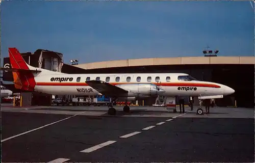  Flugzeug "Empire Airlines" - Sweringen Metro II auf dem Flughafen 1985