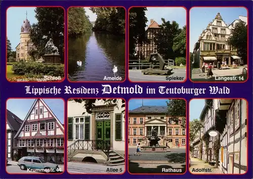 Ansichtskarte Detmold Lippische Residenz Detmold im Teutoburger Wald 1994