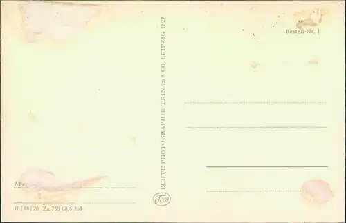 Ansichtskarte Aschersleben am Rathaus Straßenpartie 1934