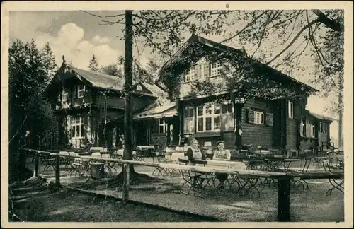 Ansichtskarte Brotterode Waldschänke "Dreiherrenstein" 1942
