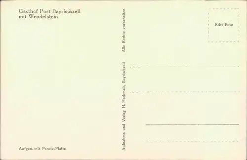 Ansichtskarte Bayrischzell Gasthof zur Post im Winter 1932 