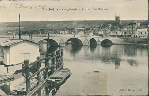 CPA Joigny Quartier Saint Thibault 1911 