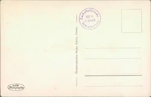 Postcard Schreiberhau Szklarska Poręba Zackelfallbaude 1931 