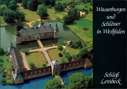 Ansichtskarte Dorsten Schloss Lembeck Luftbild 1983