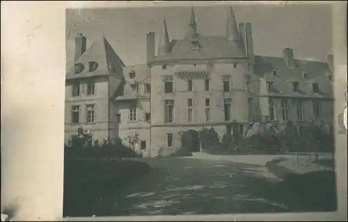 CPA Thugny-Trugny Party am Schloß - Privatfoto AK Perthes (Ardennes) 1917