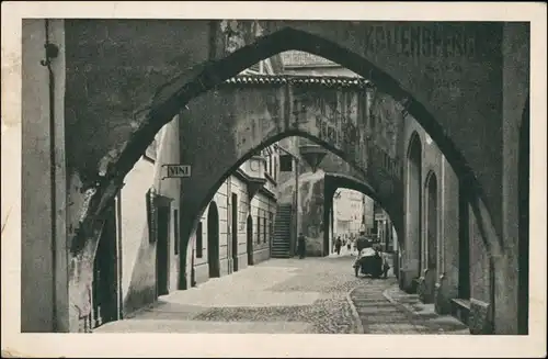 Cartoline Bozen Bolzano Via dei Carrettai 1929 