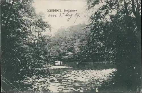 Postcard Misdroy Międzyzdroje Partie am Jordansee 1908 