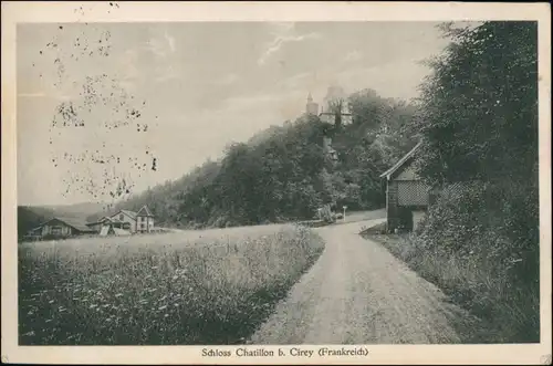 CPA Cirey Schloß Chatillon - Weg 1916 