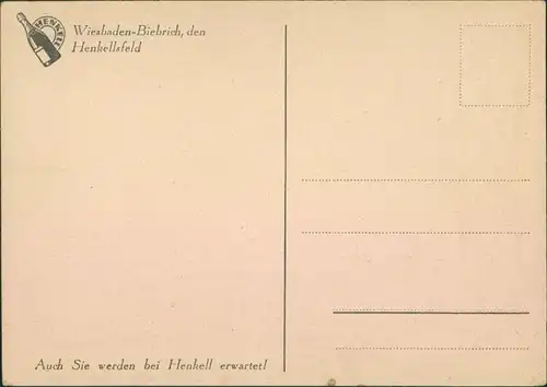 Ansichtskarte Biebrich-Wiesbaden Sektkellerei Henkell - Eingangshalle 1928 