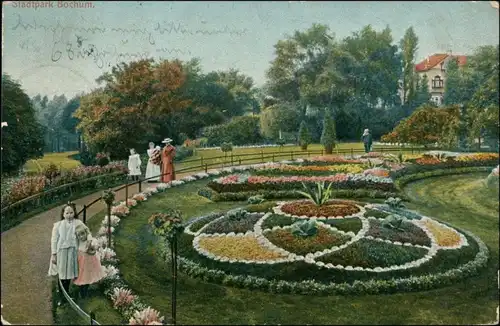 Ansichtskarte Bochum Kinder, Park - Restaurant Frz. Derpsch - Stadtpark 1905 