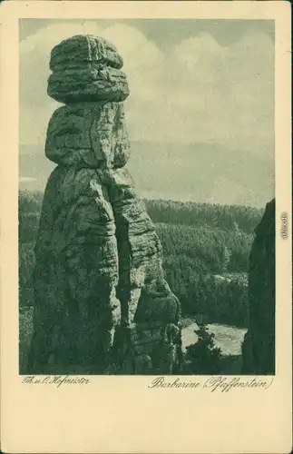 Pfaffendorf-Königstein (Sächsische Schweiz) Barbarine Pfaffenstein 1928
