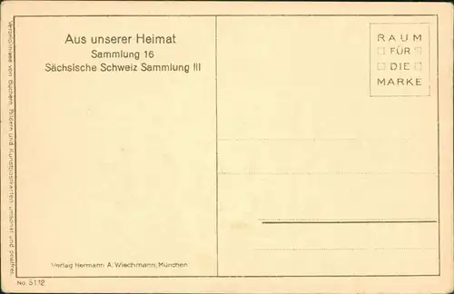 Pfaffendorf-Königstein (Sächsische Schweiz) Barbarine Pfaffenstein 1928