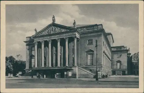 Ansichtskarte Mitte-Berlin Staatsoper Unter den Linden 1930
