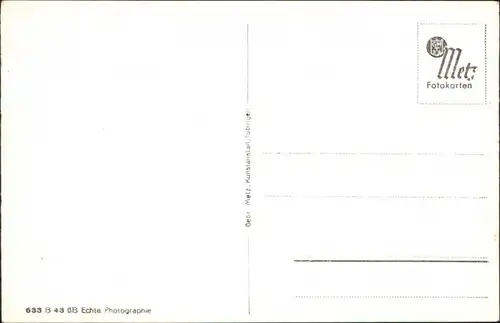 Ansichtskarte Hirsau-Calw Turm und Mauer 1943