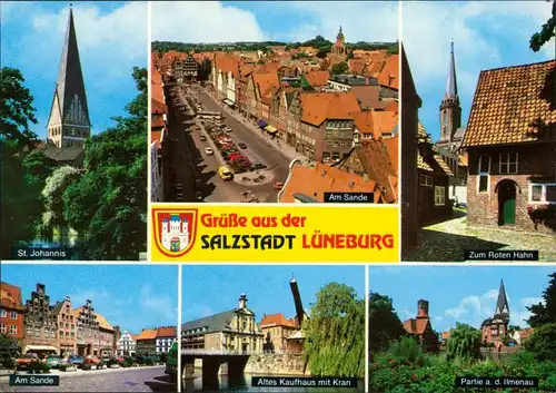 Ansichtskarte Lüneburg Grüße aus der Salzstadt 1995