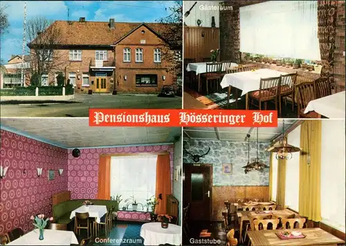 Ansichtskarte Hösseringen-Suderburg Pensionshaus Hösseringer Hof 1990