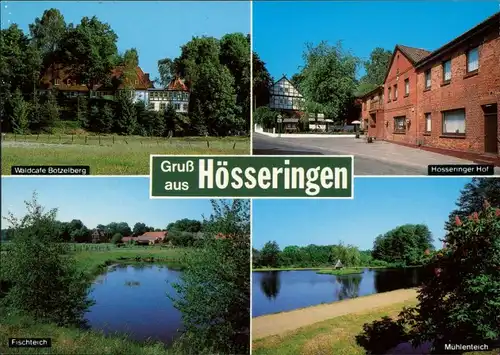 Hösseringen-Suderburg Waldcafe Botzelberg, Hosseringer Hof, Fischteich 1989