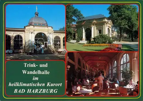 Ansichtskarte Bad Harzburg Trink- und Wandelhalle 1990