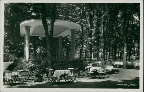 Ansichtskarte Dortmund Restaurant - Pavillon - Flora - Hohestrasse 1935 