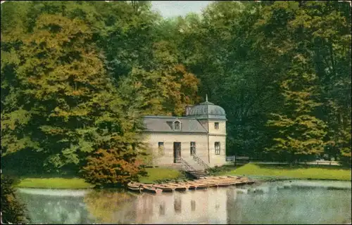 Seevorstadt-Ost Dresden Kgl. Großer Garten - Bootstation - Carolasee 1915