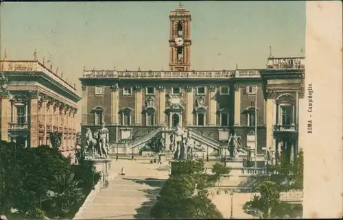 Cartoline Rom Roma Campidoglio 1909 