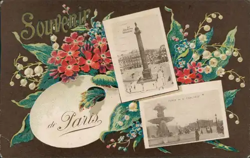 CPA Paris Künstlerkarte: Place de la Concorde 1932