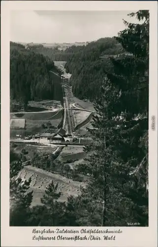 Lichtenhain/Bergbahn-Oberweißbach Oberweißbacher Bergbahn - Talstation 1955 