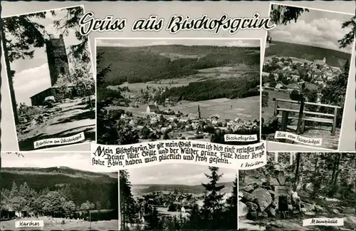 Ansichtskarte Bischofsgrün 6 Bild: Stadt und Umland 1969 