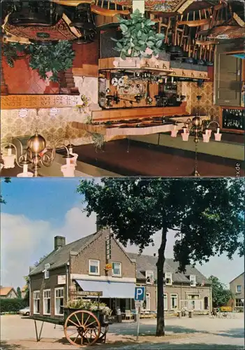 Postkaart Overloon 2 Bild Hotel Cafe Restaurant Wilhelmina 1975