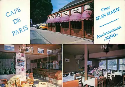 CPA Bagnoles-de-l&#39;Orne 3 Bild Cafe de Paris 1980