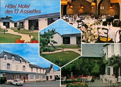 CPA Avranches (Manche) 5 Bild Hotel Motel des 13 Assiettes 1972
