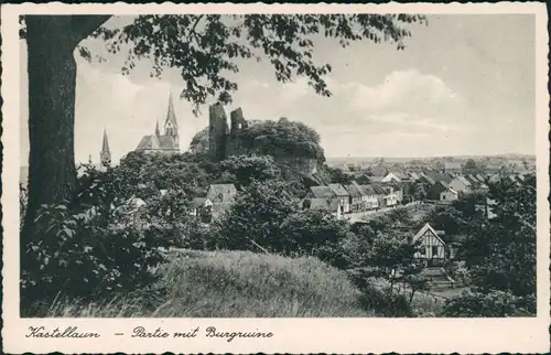 Ansichtskarte Kastellaun (Hunsrück) Stadtpartie 1935 