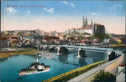 Ansichtskarte Meißen Schloss Albrechtsburg 1915