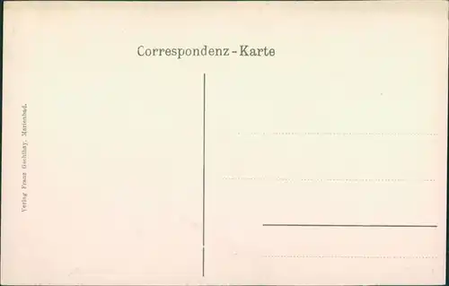 Postcard Marienbad Mariánské Lázně Bahnhofstraße 1913 