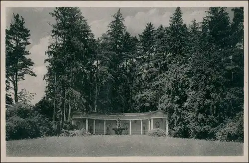 Postcard Kremsier Kroměříž Schlossgarten - Pavillon 1934 