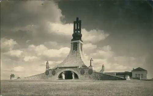 Postcard Pratzen Prace Das Friedensdenkmal 1931 