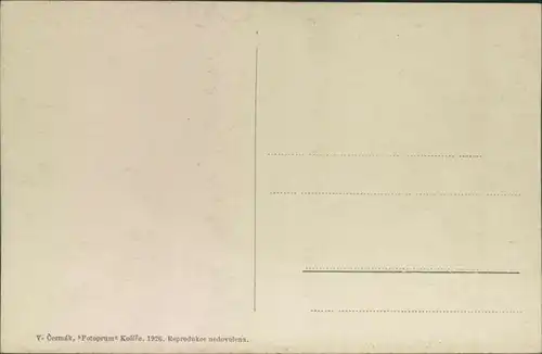 Postcard Prag Praha Blick über die Stadt 1926 