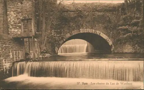 Spa (Provinz Lüttich)  (Spå / Spâ) Les ebutes du Lac de Warfaaz 1917