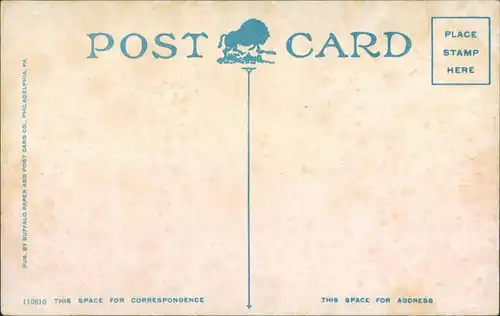 Postcard Philadelphia The Canal Fairmount Park 1932 