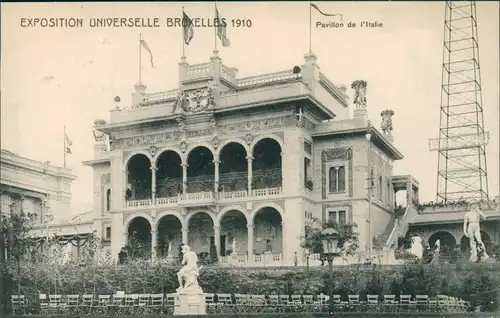Postkaart Brüssel Bruxelles Pavillon de Italie - Expo 1910