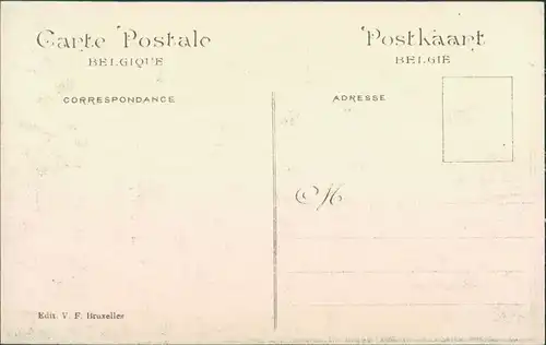 Postkaart Brüssel Bruxelles Colonies Francaises - Pavillon - Front 1910 