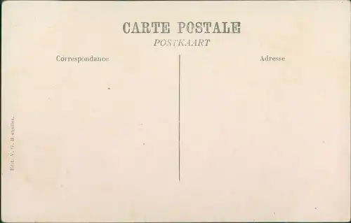 Postkaart Ostende Oostende Digue/Straßenpartie - Promenade 1914 